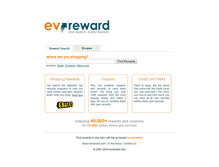 Tablet Screenshot of evreward.com